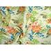 10 Yard Lot Printed Liverpool Textured Fabric Stretch Cream Yellow Peach Teal Floral K305