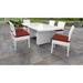 Miami Rectangular Outdoor Patio Dining Table with 6 Armless Chairs