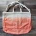 Free People Bags | Free People Boho Canvas Messenger Bag Tote Ombre | Color: Orange/Pink | Size: Os