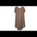 Lularoe Dresses | Lularoe Brown Comfy Maxi Dress Ladies Size M | Color: Brown | Size: M