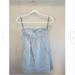 American Eagle Outfitters Dresses | American Eagle Outfitters Strapless Jean Striped Dress | Color: Blue | Size: 2
