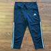 Adidas Pants & Jumpsuits | Adidas Aeroready Cropped Active Black Legging With Side Pockets - Size Large | Color: Black | Size: L