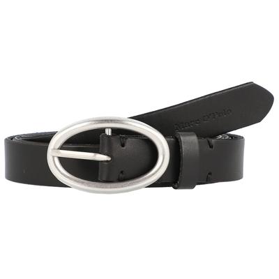 Marc O'Polo Elly Gürtel Leder 90 cm Schwarz Damen