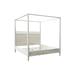 CFC Solid Wood Canopy Bed Wood in Brown | 84 H x 77 W x 90.5 D in | Wayfair HW005-CK-WO