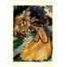 Buyenlarge Cowardly Lion by John R. Neill Painting Print in Green/Yellow | 36 H x 24 W x 1.5 D in | Wayfair 0-587-06128-6C2436