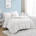 Puredown 600 Fill Power Medium Weight Ergonomic All Season Down Comforter Duck Down in White | 2 H x 68 W in | Wayfair PD-DC92001WT-T