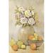 Red Barrel Studio® Still Life Study Flowers & Fruit II by Timothy O' Toole - Wrapped Canvas Painting Canvas | 12 H x 8 W x 1.25 D in | Wayfair