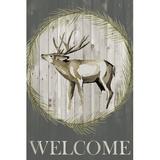 Loon Peak® Woodland Welcome I Canvas in Green | 12 H x 8 W x 1.25 D in | Wayfair A759F877A48E4610B88319EF046C4FAB