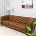 Steelside™ Kaylie 90" Modern Luxury Genuine Leather Comfy Couch Genuine Leather in Brown | 29.5 H x 90 W x 34 D in | Wayfair