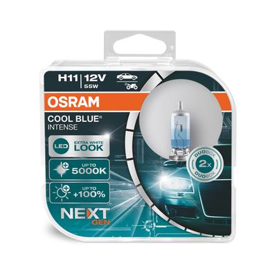 OSRAM COOL BLUE® INTENSE H11 next Gen (2 Stk.) Glühlampe, Fernscheinwerfer,Glühlampe, Hauptscheinwerfer,Glühlampe, Nebel