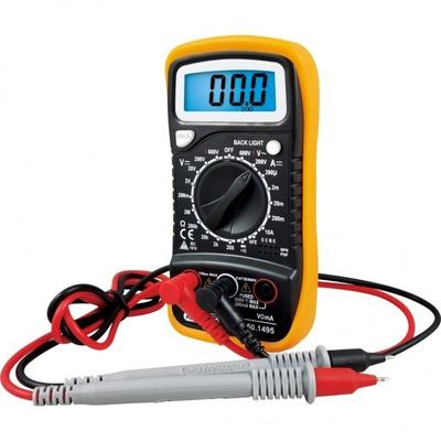 KS TOOLS Digital Multimeter inkl. Prüfspitzen 600V 150.1495 Image
