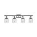 Innovations Lighting Small Bell 36 Inch 4 Light Bath Vanity Light - 916-4W-PC-G52-LED