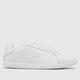 Lacoste graduate trainers in white