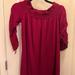 Anthropologie Dresses | Anthropologie Amadi Off The Shoulder Red Dress Xs Petite | Color: Red | Size: Xs