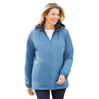 Plus Size Women's Storm Raincoat by Woman Within in Storm Blue (Size 6X)