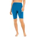 Plus Size Women's Swim Bike Short by Swim 365 in Azure Blue (Size 36) Swimsuit Bottoms