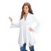Plus Size Women's Embroidered Fit-and-Flare Tunic by Roaman's in White (Size 34 W) Long Shirt Blouse