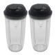 Replacement personal jar 32oz cup and to go lid for Nutribullet Select Blender 1200/NutriBullet PRO 1000 &Blender Combo ZNBF30400Z/ZNBF30500Z (2x 32oz cup with lid)