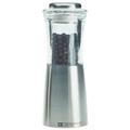 T&G CrushGrind Apollo Brushed Stainless Steel and Acrylic Pepper Mill