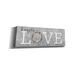 Trinx Love - Do Everything in Love by Marla Rae - Wrapped Canvas Panoramic Textual Art Canvas, Solid Wood in Gray | 20 H x 60 W x 1.5 D in | Wayfair