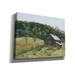 Rosalind Wheeler Barn in Vermont by Pam Britton - Wrapped Canvas Painting Print Canvas in Green | 12 H x 16 W x 0.75 D in | Wayfair