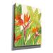 Bayou Breeze 'Watercolor Tropical Flowers IV' By Tim O'toole, Canvas Wall Art, 26"X34" Plastic in Green/Orange/Yellow | Wayfair