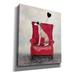 Red Barrel Studio® 'Heathcliffe' By Art & Ghosts, Canvas Wall Art, 20"X24" Canvas in Gray/Red | 30 H x 26 W x 1.5 D in | Wayfair