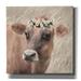 August Grove® Floral Cow II by Lori Deiter - Wrapped Canvas Photograph Canvas, Solid Wood | 12 H x 12 W x 0.75 D in | Wayfair