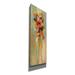 Red Barrel Studio® Tall Autumn Flowers I by Silvia Vassileva - Wrapped Canvas Painting Canvas in Brown | 60 H x 20 W x 1.5 D in | Wayfair