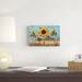 Rosalind Wheeler Sunflowers On Wood IV Canvas | 8 H x 12 W x 1.25 D in | Wayfair 1E0D04EF2ECE4C659B48851383BCEF60