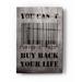 Trinx 'You Can't Buy Back Your Life' By Nicklas Gustafsson, Acrylic Glass Wall Art, 16"X24" Plastic/Acrylic | 16 H x 12 W x 0.12 D in | Wayfair