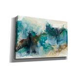 Orren Ellis 'Rejoice I' By Lila Bramma, Canvas Wall Art, 26"X18" Metal in Blue | 40 H x 60 W x 1.5 D in | Wayfair C5A9DDF30F0B466799A4A628BF282E26