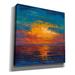 Rosecliff Heights Sun Down II By Timothy O' Toole, Canvas Wall Art Canvas, Solid Wood in Blue/Green/Orange | 12 H x 12 W x 0.75 D in | Wayfair