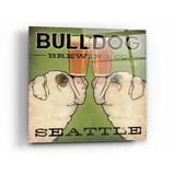 Red Barrel Studio® Bulldog Brewing Seattle by Ryan Fowler - Unframed Graphic Art Plastic/Acrylic | 12 H x 12 W x 0.13 D in | Wayfair