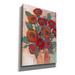 Red Barrel Studio® 'Poppies In A Vase II' By Tim O'toole, Canvas Wall Art, 40"X54" Canvas, in Green/Orange/Red | 26 H x 18 W x 0.75 D in | Wayfair