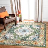 Blue/Green 0.45 in Area Rug - Langley Street® Almyra Oriental Forest Green/Light Blue Area Rug | 0.45 D in | Wayfair