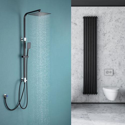 Duschsystem Duschset Moderde Design Duscharmatur Duschsystem mit Regendusche und Duschkopf