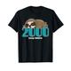 Faultier Geburtsjahr 2000 Geburtstag Jahrgang 2000 T-Shirt