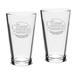 Culinary Institute of America Steels 16oz. 2-Piece Classic Pub Glass Set