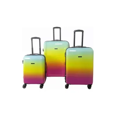 Hardside Expandable Spinner Luggage 24-Inch Purple Atlantic Aero Glide Medium Luggage
