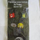 Disney Other | Disney Parks The Nightmare Before Christmas Pin Trading Starter Set | Color: Black/Gray | Size: Os