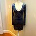 Free People Dresses | Fun And Flirty Free People Velvet Dress | Color: Blue/Gray | Size: S