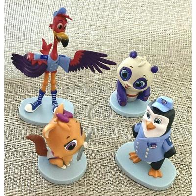 Disney Toys | Disney Junior T.O.T.S. Action Figures Lot Of 4 Freddy Pip Precious Mia Figures | Color: Black/Blue | Size: Osbb