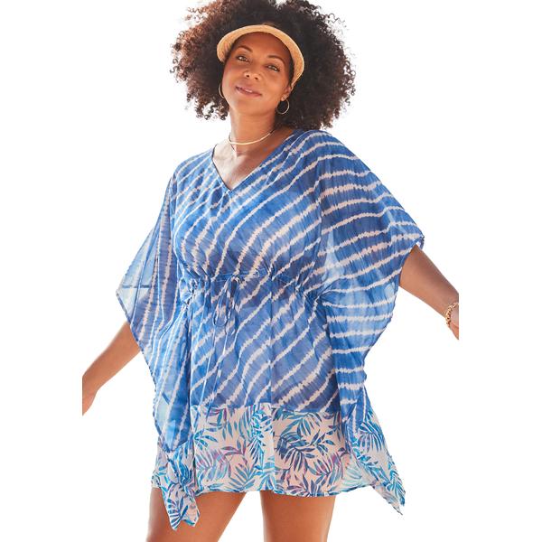 plus-size-womens-jade-printed-tunic-dress-by-swimsuits-for-all-in-blue-tie-dye--size-10-12-/