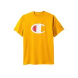 Men's Big & Tall Large Logo Tee by Champion® in Gold (Size 5XLT)