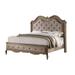 Sophisticated Contemporary Style Queen Size Bed, Brown