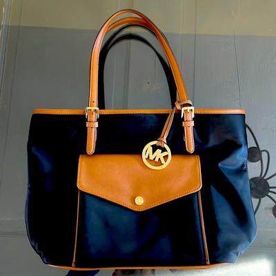 Michael Kors Bags | Brand New, Never Used Black Mk Womens Handbag | Color: Black | Size: Os