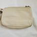 Coach Bags | Coach Small Leather Bag 7"X 4"X 1.25"~Sale | Color: Cream/Tan | Size: 7" X 4" X 1.25"