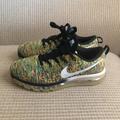 Nike Shoes | Nike Men's Flyknit Air Max Multicolor Running Shoes | Color: Black/Yellow | Size: 9.5