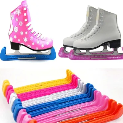 Couvre-lames de patins à glace réglables 1 paire protège-patins de hockey protection contre la
